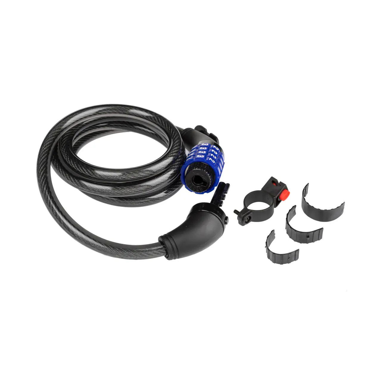 CANDADO DE CABLE ESPIRAL DE CLAVE 10X1500MM ACERO