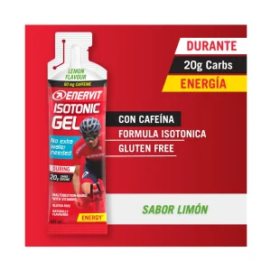 ENERGIZANTE GEL ISOTONICO LIMON+CAFEINA ENERVIT