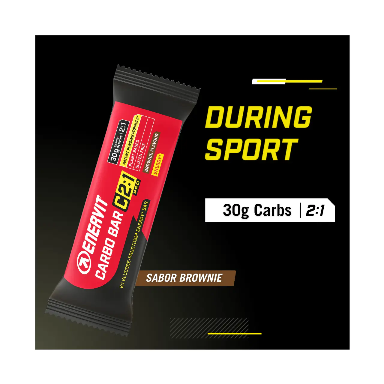 BARRA CARBO BROWNIE ENERVIT